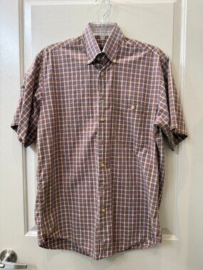 Scott Barber Short Sleeve Button Down M